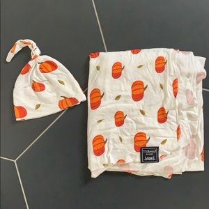 Newborn blanket and hat, milkmaid goods